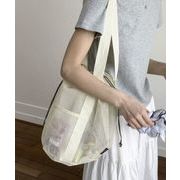 ショルダーバッグ 斜めがけ メッシュ トートバッグ リゾート向け