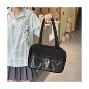 トートバッグ　デザイン　韓国ファッション　エコバッグ　大容量