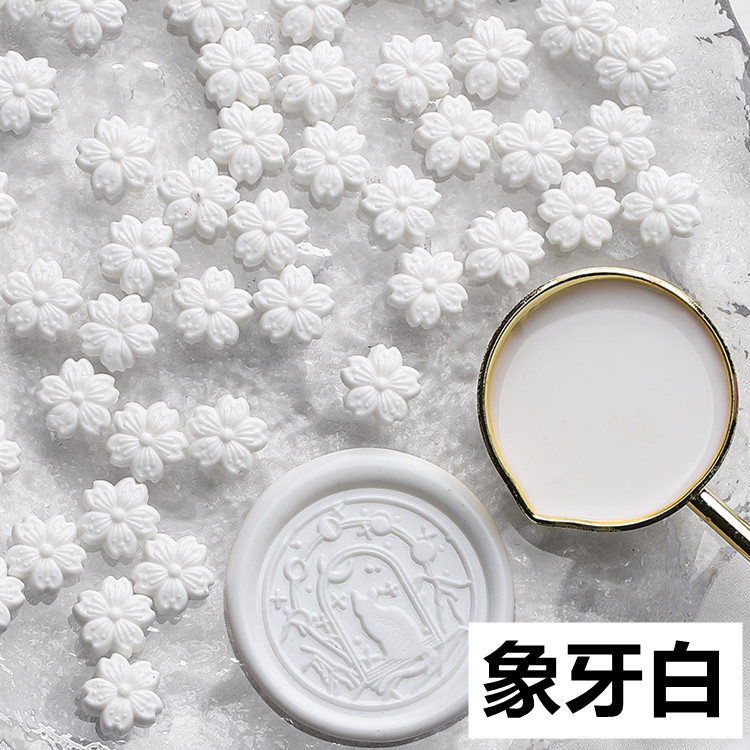 〜アンティーク少女のコラージュB♡カラースタンプ〜グラシン封筒♡おすそ分け♡ シーリングワックス シーリングスタンプ 桜 花 封蝋 オシャレ