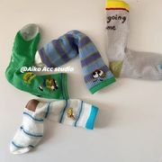 人気新作      子供靴下  韓国風子供服 ベビー靴  ベビー用   ソックス   可愛い  4足入り