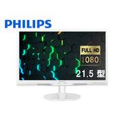 中古 PHILIPS 液晶モニター 221S 21.5インチワイド ホワイト AH-IPS フルHD（1920x1080） 16:9 HDMI