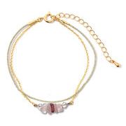 TAK-30-1 天然石ブレス2 ピンク