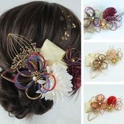 【和風髪飾 】夏祭り　着物浴衣　 和風ヘアピン　へアアクセサリーYH00022