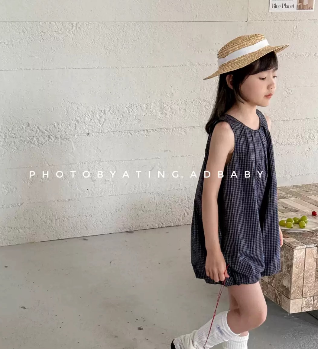 キッズ夏用ズボン バルーンコンビネゾン パンツ ワンピース韓国風子供服おしゃれ可愛い