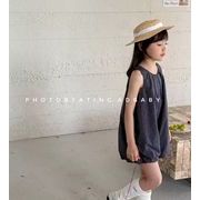 キッズ夏用ズボン バルーンコンビネゾン パンツ ワンピース韓国風子供服おしゃれ可愛い