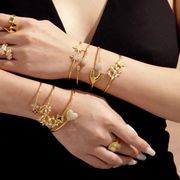 サージカルステンレスバングル　アクセサリー　金属アレルギー対応　ファッション　18kコーティング