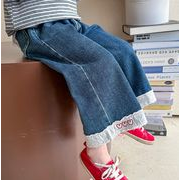 2025秋新作 韓国子供服 ジーパン子供服 ベビー服  キッズ服  ズボン 90-140cm