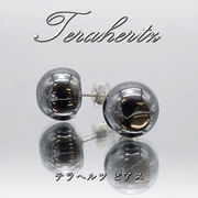 テラヘルツ ピアス Lサイズ 日本製 自社製 ステンレスピアス ラフ原石 ことほぎ 天然石 パワーストーン