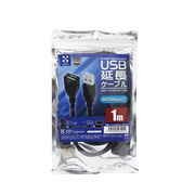 日本トラストテクノロジー USB2.0 延長ケーブル 転送速度最大5Gbps対応 1m ブ