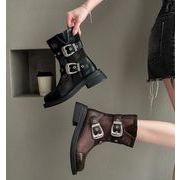 ショートブーツ メッシュ ヴィンテージ マーティンブーツ レディース お出かけ