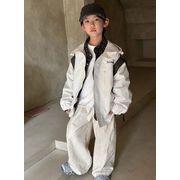 2025秋新作--★男の子用コート 大きい男の子用 韓国風のトレンチコート おしゃれ★90-150cm★