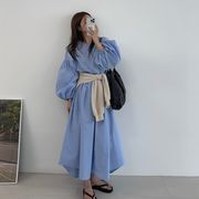 今季マストバイ 　韓国風    気質    chic 韓国ファッション   ロングワンピース