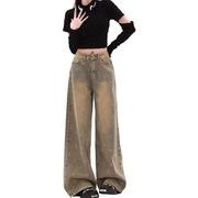 2025春秋新作 ボトムス カジュアル メンズ デニム パンツ スラックス ジーンズ ワイドパンツ 男女