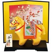 ★開運招福の干支★　縁起の良い置物【開運　金燿彩福午】