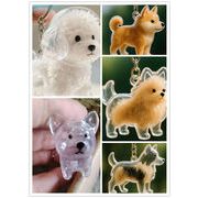 新入荷★猫の毛収納ボックス　キーホルダー 　ペットの毛の保管　ストラップ