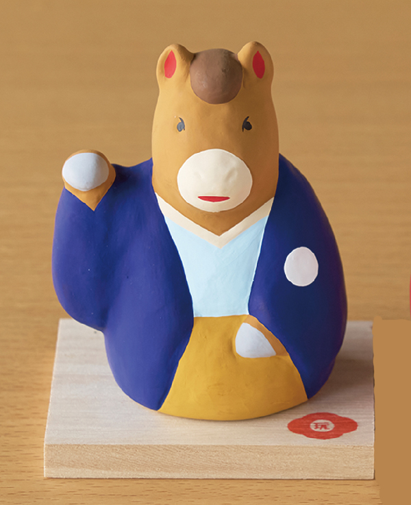 12月中旬出荷予定】☆開運招福の干支☆ 玩具工房【開運 招き午（右手