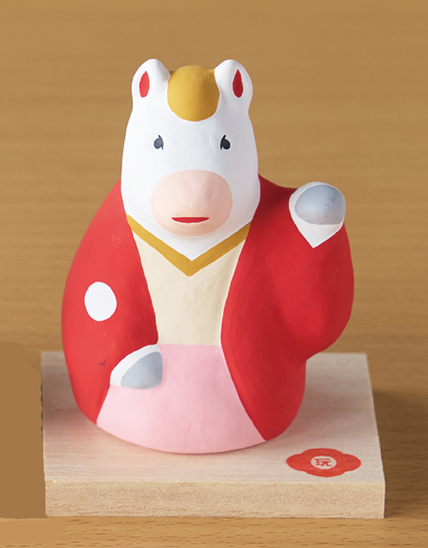 12月中旬出荷予定】☆開運招福の干支☆ 玩具工房【開運 招き午（右手