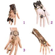 Y2K  ハロウィン ガール リング付  腕飾り ブレスレット ゴシック ダーク系 コスプレ パーティ