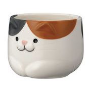 猫湯呑み　//お土産　アニマル　動物　インテリア　ギフト