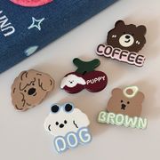 犬ヘアピン　ヘアアクセサリー　レディース　デザイン　韓国風　髪飾り