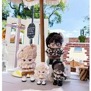 10cm/15cm/20cm 綿人形   セットドールハウス ドール用 着せ替え ミニドール ぬいぐるみ用服 2色