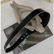 ファッションベルト 帯   pu ベルトパンク風