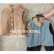 2025新作 キッズ服　SJ　トップス　ベスト　カーディガン★80－130CM　２色