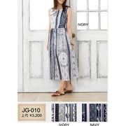オリジナルデザインが輝る♪インド綿ワンピース「CUA COLLECTION JG010」