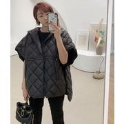 2024年INS秋冬新作 韓国系     綿入れ  カジュアル系  ノースリーブ ベスト