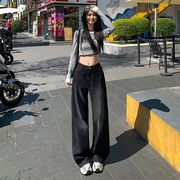 レディースズボン・ハイウエスト・パンツ・デニム ・ ロングパンツS～2XL
