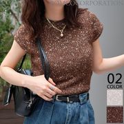 【2025新作商品♪】ミックスニットトップス