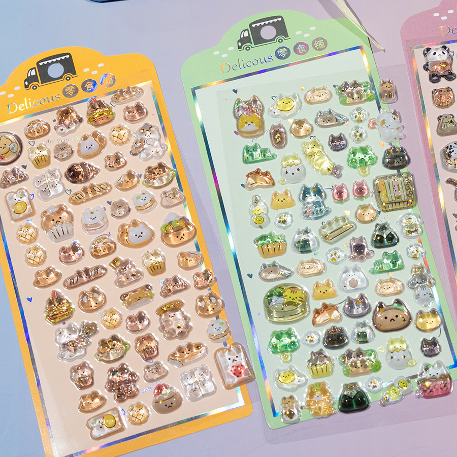 ★手帳素材　粘着シール　ステッカー★1枚入り