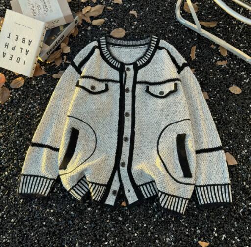 トップス メンズ ニット アウター カーディガン ファブリック