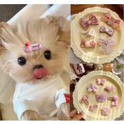 ペット用品 ペット用飾り物 クリップ 可愛い ヘアクリップ ヘアピン