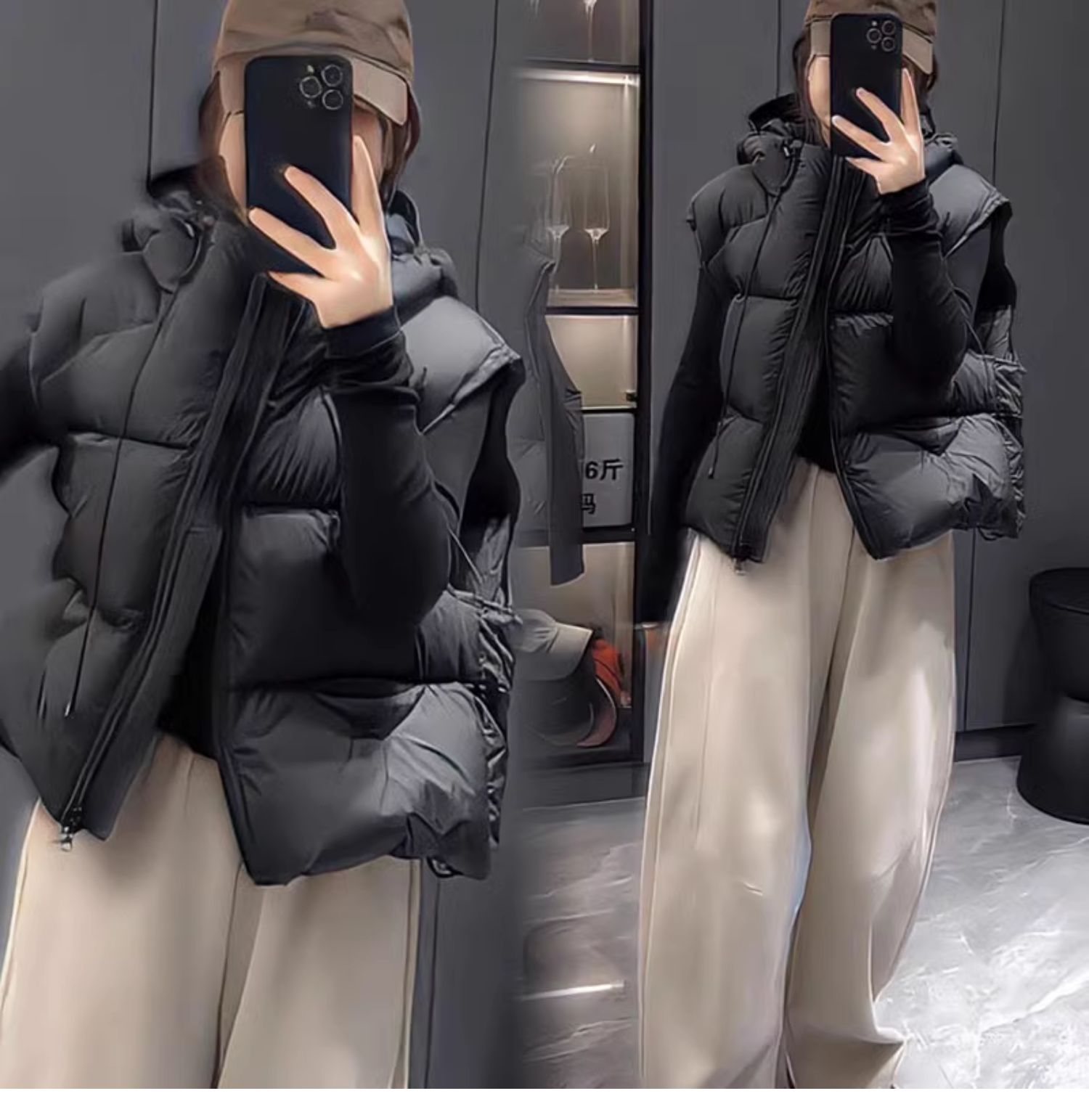 今季マストバイ 　韓国風    気質   おしゃれ  綿入れ  チョッキ   レディース