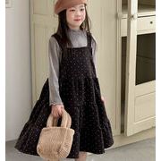 秋冬新作★韓国風子供服★ベビー服★女の子  ドレス キッズワンピース 可愛い★