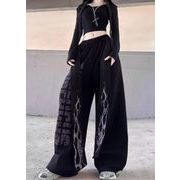 秋冬ボトムス ズボン パンツ ユニセックス ワイドパンツ スウェットパンツ