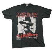 MOVIE  TEE 映画Ｔ-シャツエルム街の悪夢　フレッド・クルーガー　 BLACK