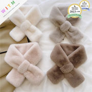 2025秋冬新作 ストール 13*80cm フェイクファー ふわふわ レディース 厚手