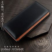【unitedHOMME】馬革×牛革長財布　UH-16861　ホースレザーメンズロングウォレット