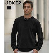 【2025年秋の新作】モール バイアス柄 クルーネック トレーナー カットソー／Joker