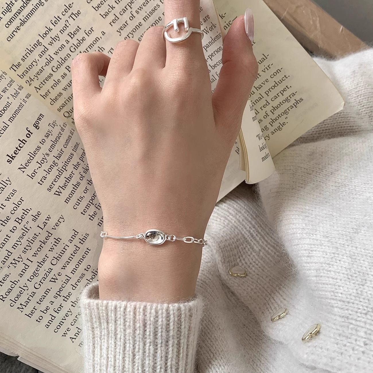 シルバー925 ハンドメイド　ブレスレット ハンドメイド シルバー925ブレスレットの通販 by noripapa36's