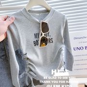【2025秋新品】韓国風子供服  キッズ 女の子 長袖 トップス   Tシャツ  ボディスーツ  90cm-140cm