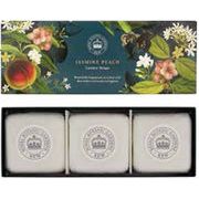 THE ENGLISH SOAP COMPANY KEW GARDEN Luxury Shea Soap Set JASMINE PEACH ジャスミンピーチ