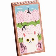 【日本製！ストーンに描かれたねこ達がかわいい！】糸井忠晴 ストーン アート「テラコッタ（さくら）」