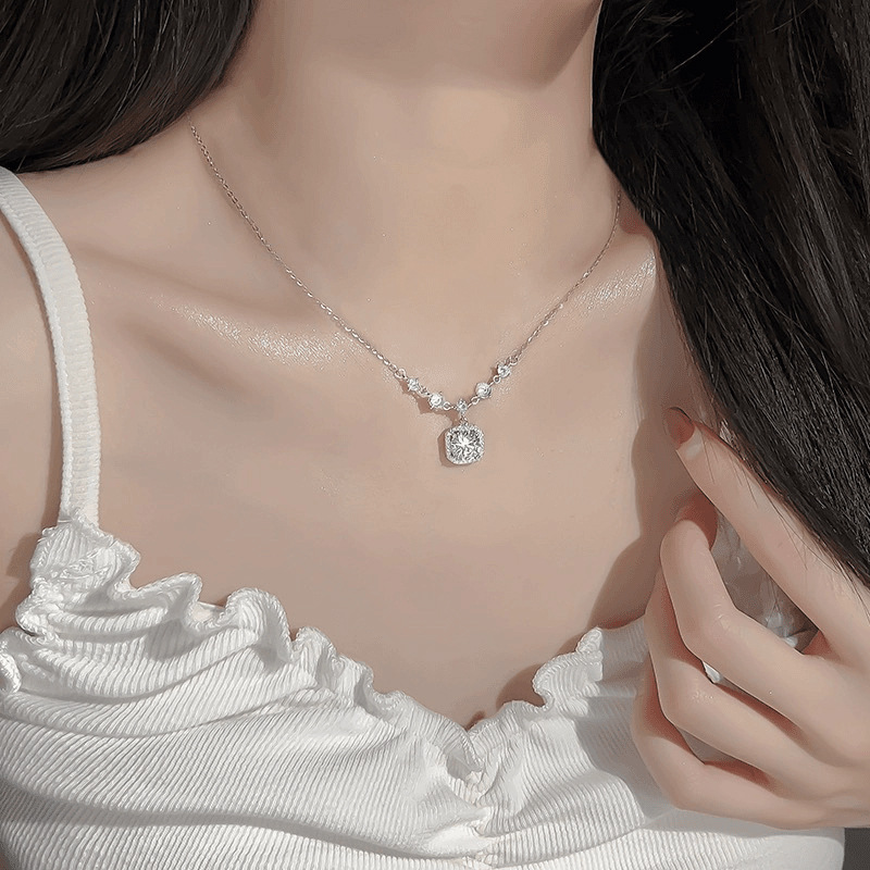 モアサナイト 2ct ネックレス レディース モアサナイトネックレス