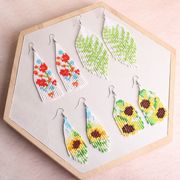 タッセルライスビーズ イヤリング&ピアスM00130