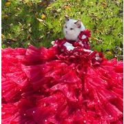 新作 ペット服 犬服小型犬服犬服 ドレス  猫犬兼用ネコ雑貨 ペット用品ワンピース 2色