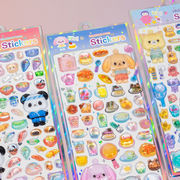 手作り DIY ぷくぷく ボンボンシール 3Dステッカー 立体ステッカー 粘着シール