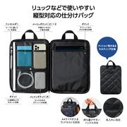 キルティングモバイルバッグ　スマホ/充電器/タブレット/旅行